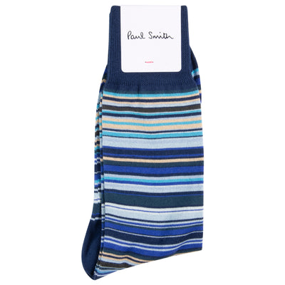 Paul Smith Classic Multi Stripe Socks Blue/Multi