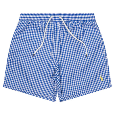 Polo Ralph Lauren Gingham Swim Shorts Blue/White