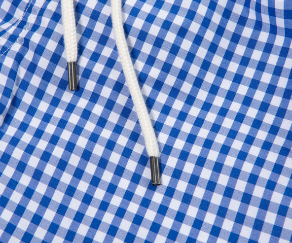 Polo Ralph Lauren Gingham Swim Shorts Blue/White