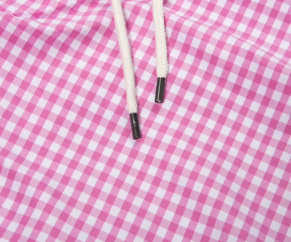 Polo Ralph Lauren Gingham Swim Shorts Pink/White