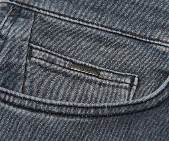 HUGO BOSS Delaware3 Cashmere Touch Jeans Washed Grey