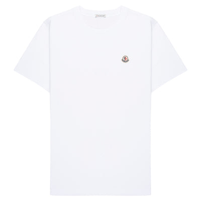 Moncler White Classic T-Shirt