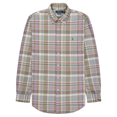 Polo Ralph Lauren Green Multi Check Custom Fit Shirt