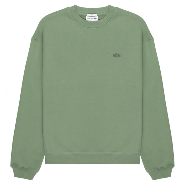 Lacoste Green Loose Fit Heavy Fleece Sweatshirt