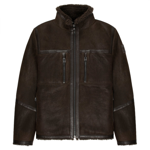 Belstaff Tundra Brown Shearling Jacket