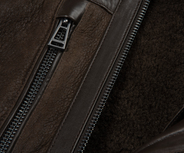 Belstaff Tundra Brown Shearling Jacket