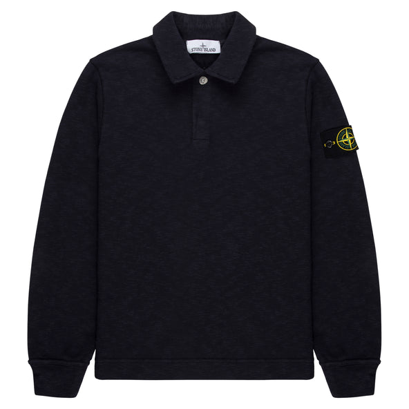 Stone Island Purple Flecked Rugby Shirt