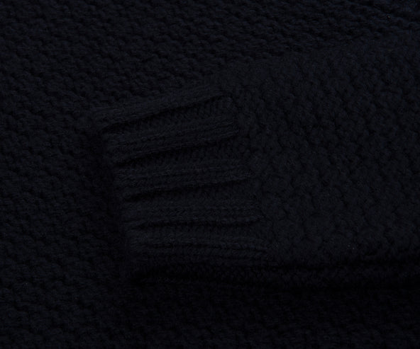 Stone Island Navy Chunky Knitted Sweater
