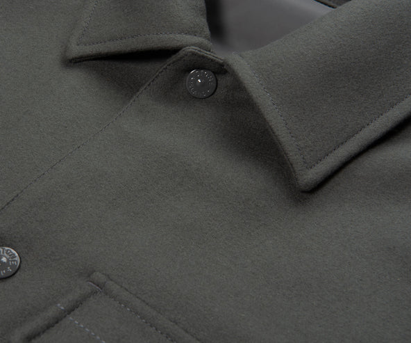Stone Island Ghost Grey Fleece Overshirt