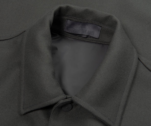 Stone Island Ghost Grey Fleece Overshirt