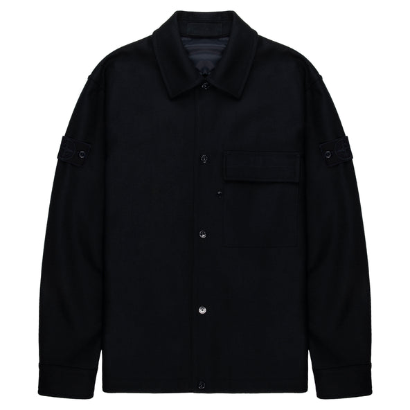 Stone Island Ghost Navy Fleece Overshirt