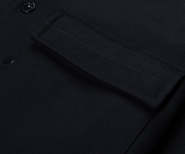 Stone Island Ghost Navy Fleece Overshirt