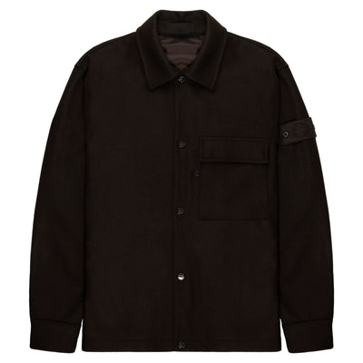 Stone Island Ghost Chocolate Fleece Overshirt