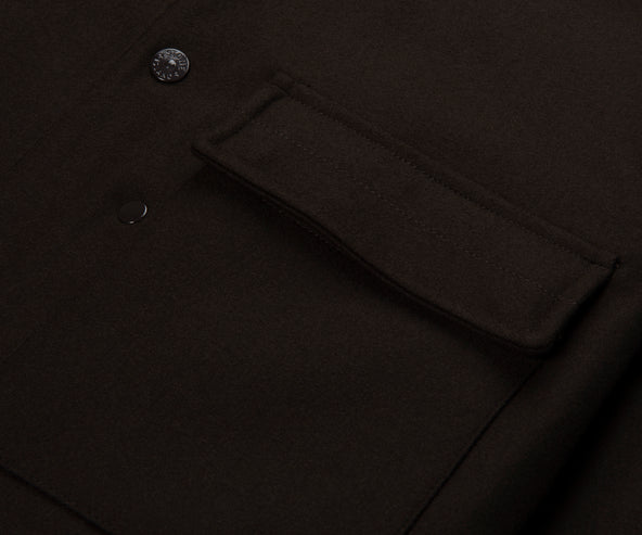 Stone Island Ghost Chocolate Fleece Overshirt