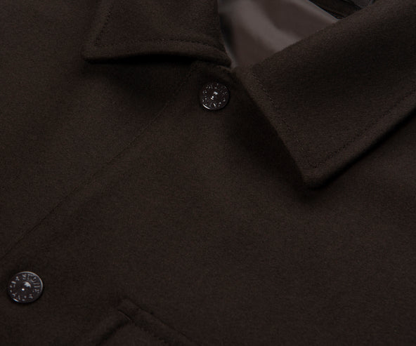 Stone Island Ghost Chocolate Fleece Overshirt