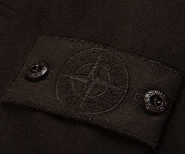 Stone Island Ghost Chocolate Fleece Overshirt