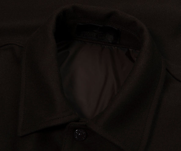 Stone Island Ghost Chocolate Fleece Overshirt