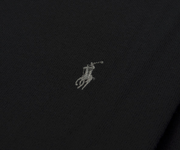 Polo Ralph Lauren Black Merino Wool Crewneck