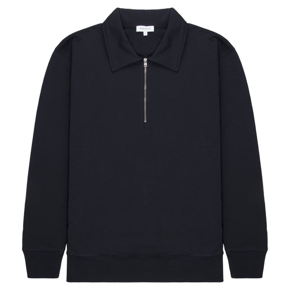 Norse Project Half Zip Navy
