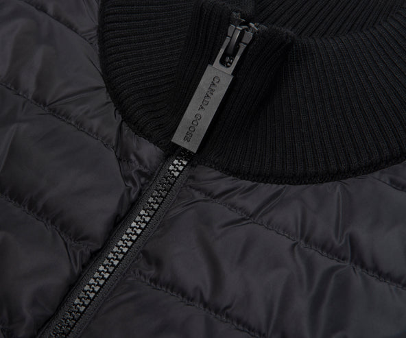 Canada Goose Black Hybridge Knit Jacket