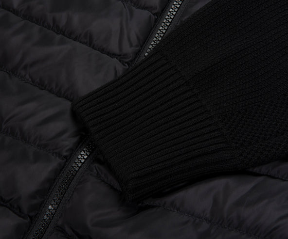 Canada Goose Black Hybridge Knit Jacket