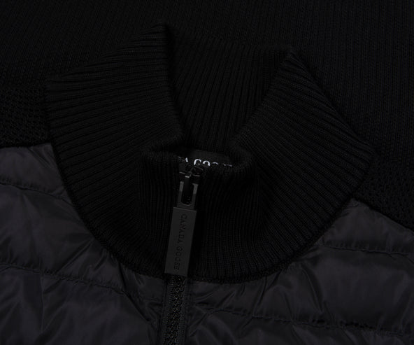 Canada Goose Black Hybridge Knit Jacket