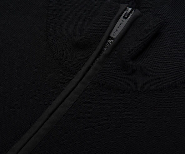 Canada Goose Black Stormont 1/4 Zip Sweater