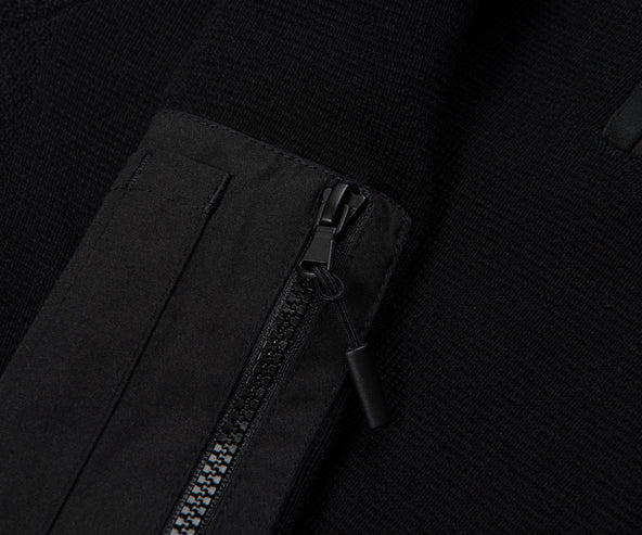 Canada Goose Black Stormont 1/4 Zip Sweater