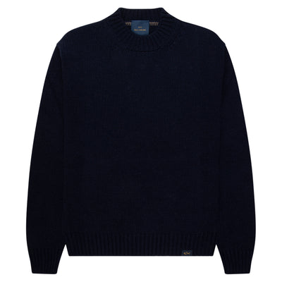 Paul & Shark Navy Woolen Knitted Sweater