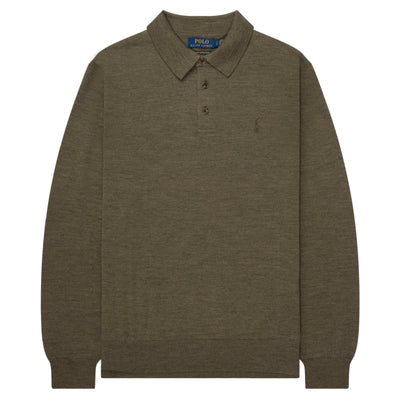 Polo Ralph Lauren Green Merino Wool L/S Polo
