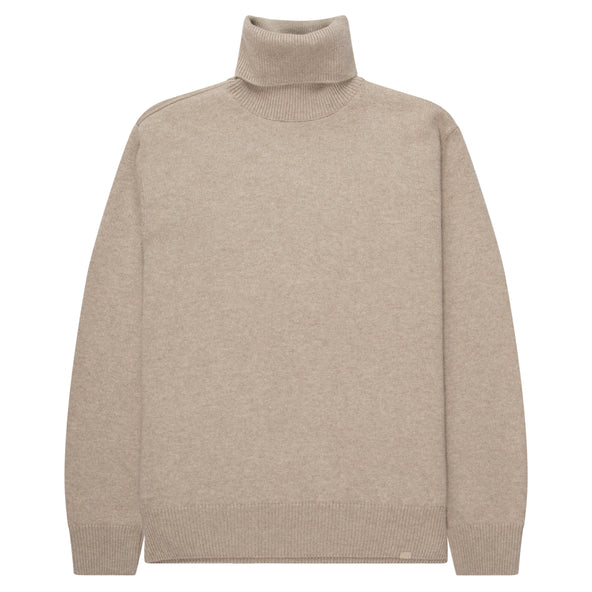Paul & Shark Beige Knitted Roll Neck