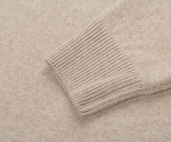 Paul & Shark Beige Knitted Roll Neck