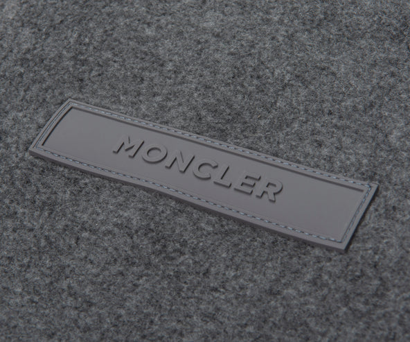 Moncler Grey Full-Zip Hybrid Fleece