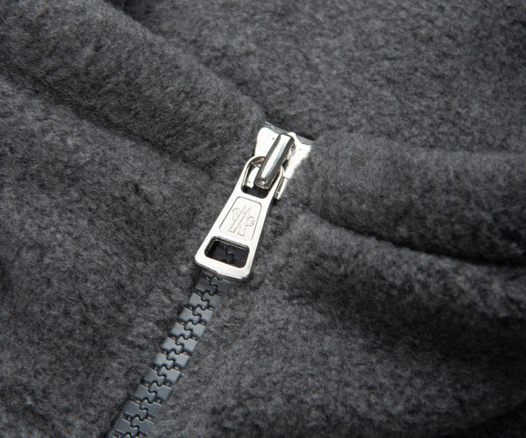 Moncler Grey Full-Zip Hybrid Fleece