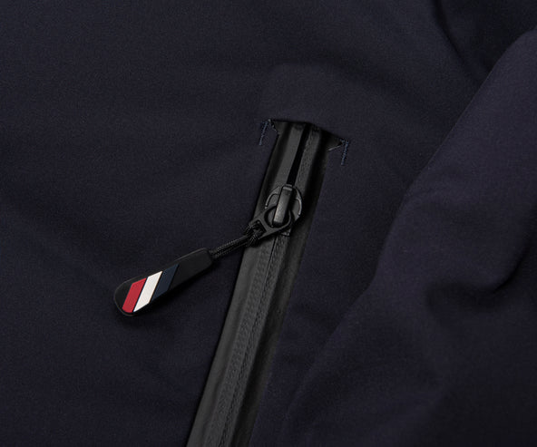 Moncler Grenoble Navy Montgetech Hooded Down Jacket