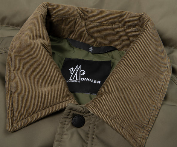 Moncler Grenoble Green Waterton Down Field Jacket