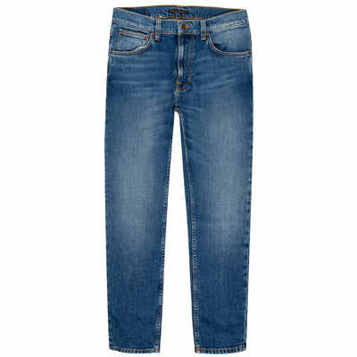 Nudie Lean Dean Indigo Exile Washed Blue