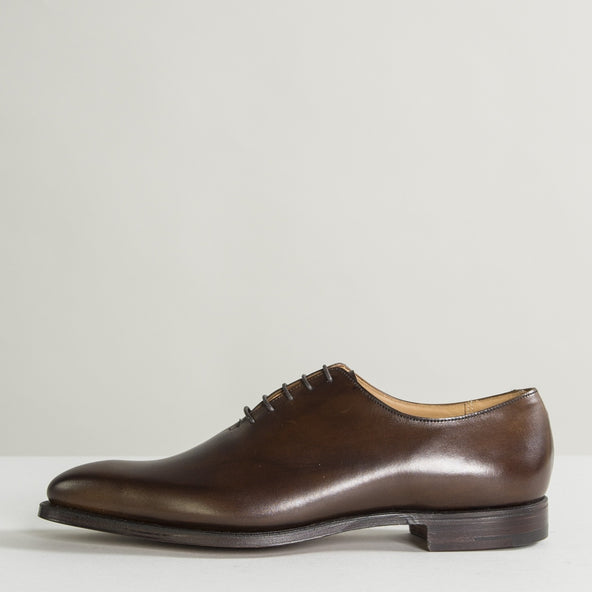 Crockett & Jones Alex Burnished Calf Leather Shoes Brown