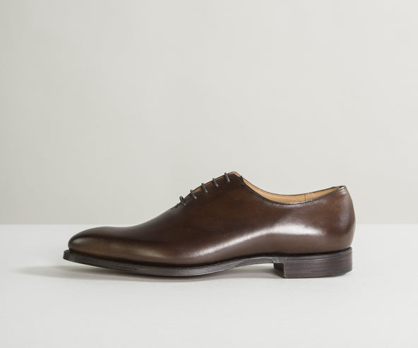 Crockett & Jones Alex Burnished Calf Leather Shoes Brown