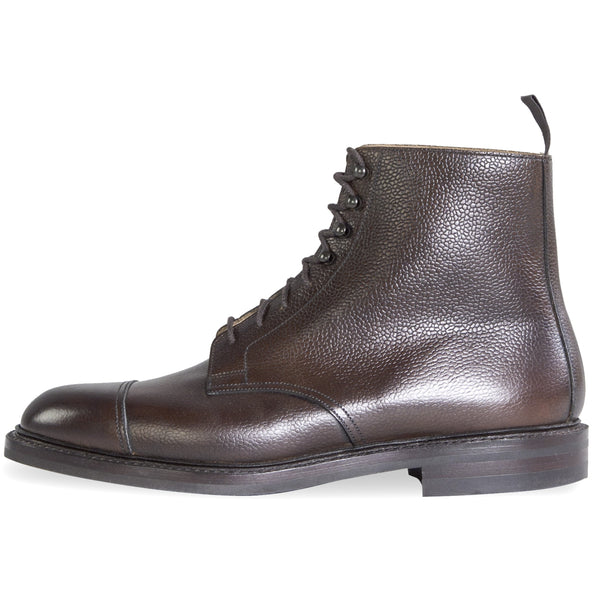 Crockett & Jones 'Coniston' Scotch Country Grain Boots Dark Brown