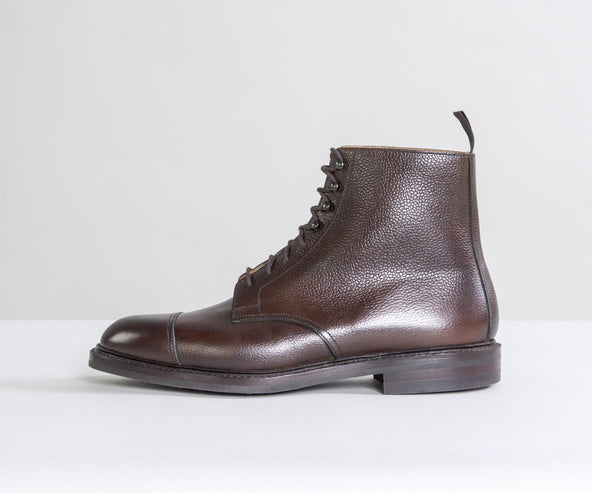 Crockett & Jones 'Coniston' Scotch Country Grain Boots Dark Brown