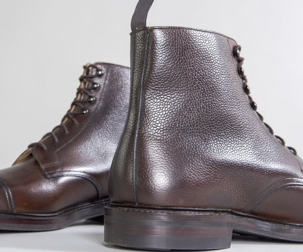 Crockett & Jones 'Coniston' Scotch Country Grain Boots Dark Brown