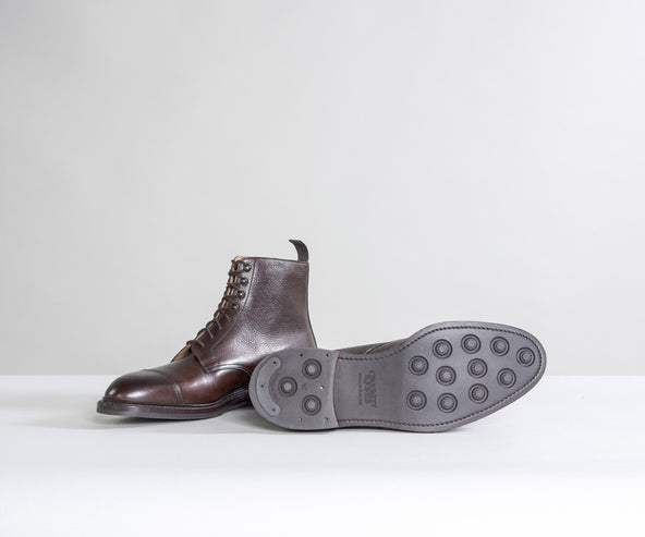 Crockett & Jones 'Coniston' Scotch Country Grain Boots Dark Brown