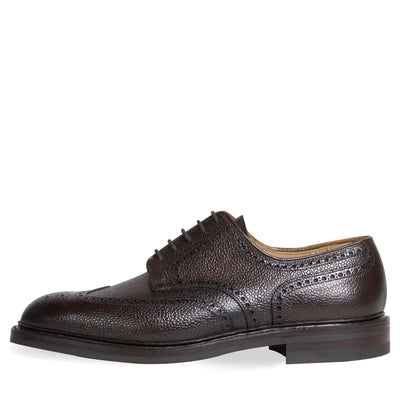 Crockett & Jones 'Pembroke' Leather Brogue Dark Brown