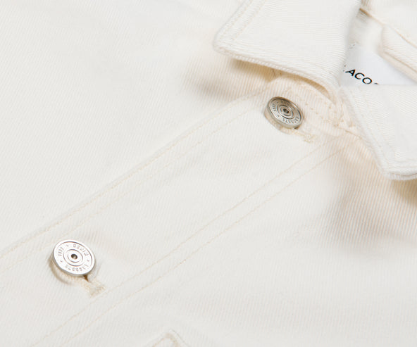 Lacoste Oversized Denim Shaw Jacket White
