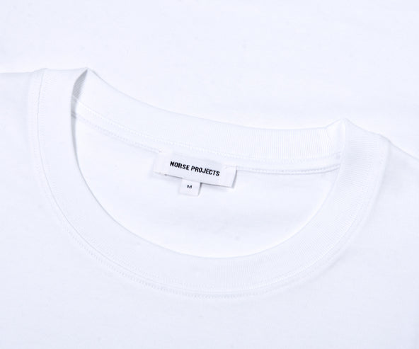 Norse Projects Johannes Code Printed T-Shirt White