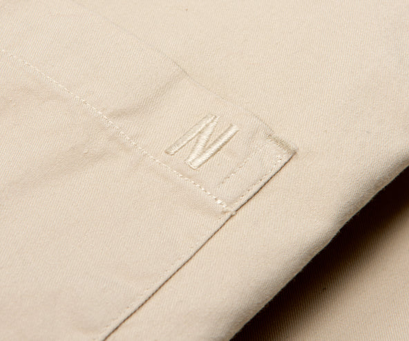 Norse Projects Algot Twill LS Shirt Oatmeal