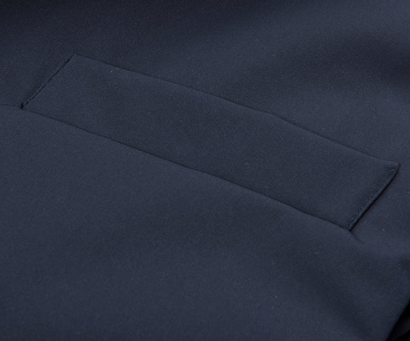 Herno Hooded Trench Coat Navy