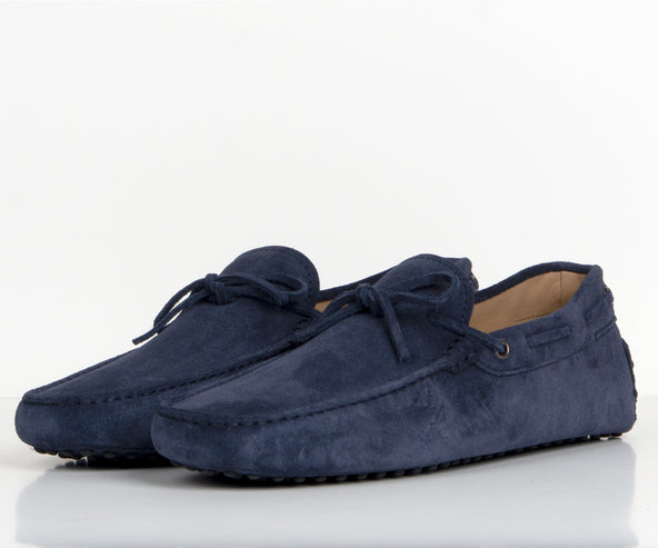 Tods Gommino Suede Driving Shoes Navy
