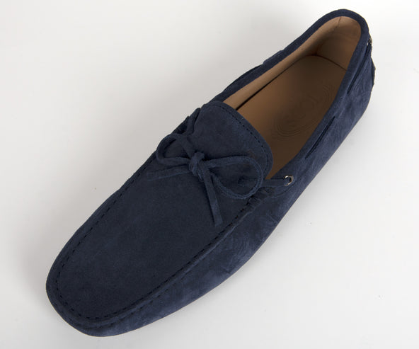 Tods Gommino Suede Driving Shoes Navy